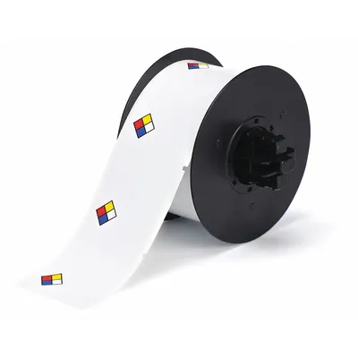 BRADY B30-244-595-NFPA Right-To-Know Diamond & Blank Text Area Precut Label Roll - Brady Right-To-Know Diamond & Blank Text Area Precut Label Rolls
