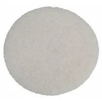 ABILITY ONE Burnishing Pad: White, 17 in Dia, Natural Hair/Synthetic Fiber, Round, 5 PK (MPN 7910-01-513-5253)