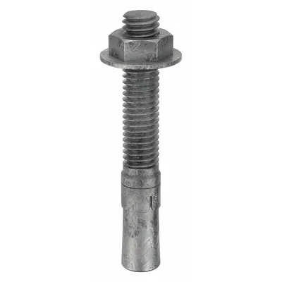 MKT FASTENING 3/8" x 2-3/4" Galvanized Steel Wedge Anchor, 20-Pack - Steel Wedge Anchors