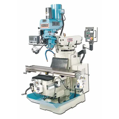 BAILEIGH Vertical Milling Machine: VM-1054, 3 hp - Variable-Speed Vertical Milling Machines with DRO & 3-Axis Powerfeeds