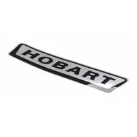 Replacement decal for HOBART HL600C commercial food mixer. Provides model identification and operational labeling for the equipment. Used to restore legible markings on mixer control panels or body