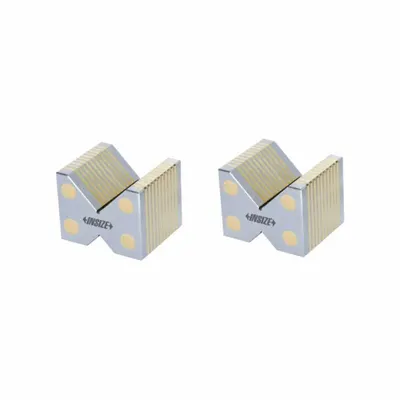 INSIZE V-Block Set: Magnetic Induction V-Block Set, Pr V-Block - Cast Iron, Steel & Magnetic V-Blocks