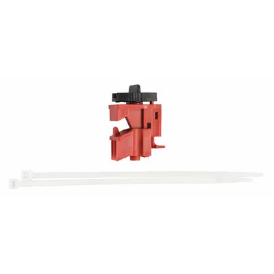 BRADY Clamp-On Circuit Breaker Lockout Rail - Clamp-On Circuit Breaker Lockouts