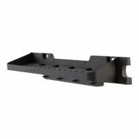 SUNCAST Storage Shelf: 25 in x 8 in x 5 1/2 in, Black, Resin, 2 Shelves, Solid (MPN V7572PK)
