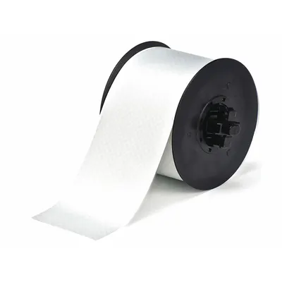 BRADY Continuous Label Stock: Tamper Indicating Footprint 'Checker Board' Pattern - Brady Checkerboard Footprint Tamper-Indicating Continuous Label Rolls
