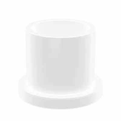 OILITE Flanged Sleeve Bearing: PTFE, 5/8 in Bore, 3/4 in OD, 3/4 in Overall Lg - Chemical- & Heat-Resistant Plastic Flanged Sleeve Bearings