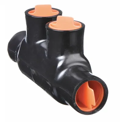 BLACKBURN Multitap Connector: 2 Port, Double-Sided Entry, 6 AWG – 350 kcmil Wire Size - Dry-Location Double-Sided Entry Multitap Connectors