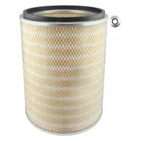 Engine air filter with round-oval shape and axial seal. Inside diameter of 17/32 in. Suitable for engine air intake systems requiring a round axial-seal configuration
