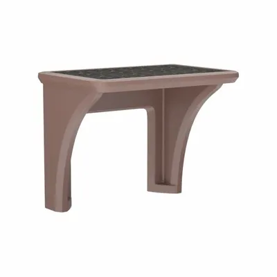 CORTECH Wall-Mount Desk: Brown, 29 in Overall Ht, 36 in Overall Wd, 24 in Overall Dp - Wall-Mount Desks with Laminate Top