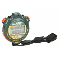 EXTECH Heat Index Digital Stopwatch: +/-5 Seconds Per Day, Count Down, LCD, Audible, 14°F – 122°F (MPN HW30)