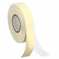 Solid clear acrylic tape with fine 54-grit abrasive surface, 33 mil thick, in a 1 in x 60 ft continuous roll. Designed for indoor and outdoor heavy-traffic areas such as stairs, ramps, walkways, and industrial floors to provide slip resistance. Meets OSHA specifications