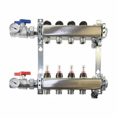 UPONOR A2700402 Stainless Steel Manifold Assembly - Plumbing & Heating Branch Manifolds
