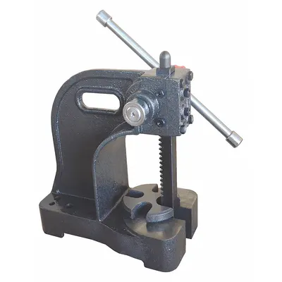 Dayton Arbor Press: 4 ton Force in Tons, 16 3/4 in Swing (In.), 10 x 10-1/4 in - Hand and Power Tools