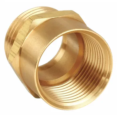 WESTWARD Rigid GHT-to-NPT Adapter, Female x Male, 33 mm Overall Length - GHT-to-NPT Adapters & Connectors