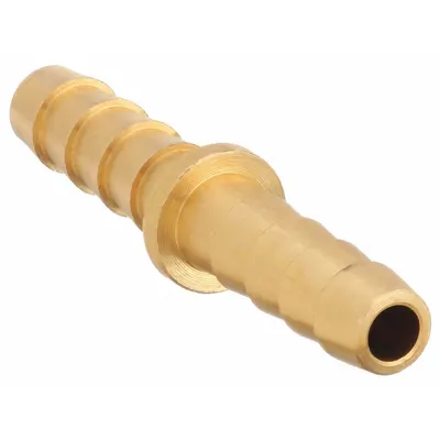 OEM Brass Multipurpose Rigid Barbed Hose Mender - Brass Multipurpose (Air, Water, Chemical) Rigid Barbed Hose Menders