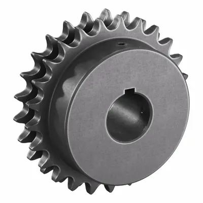 TRITAN Roller Chain Sprocket: 40-2, For 1/2 in Chain Pitch, 1 1/8 in Bore Dia - Size 40-2 Fixed-Bore Roller Chain Sprockets