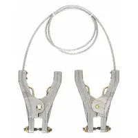 APPROVED VENDOR Bonding and Grounding Wire: (2) Hand Clamps, 5 ft, Uninsulated, Bare