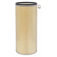 Round/oval engine air filter with axial seal. Inside diameter 29/32 in. Compatible with Koehring vehicles. Used in engine air intake systems to filter airborne contaminants