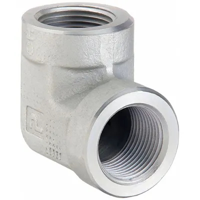 PARKER 3/8 DD-S 90° Steel Hydraulic Threaded Extreme-Pressure Pipe Elbow - Hydraulic Threaded Extreme-Pressure Pipe Fittings