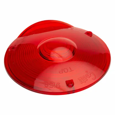 GROTE Replacement Lens: Round, Tail Light, 15/16 in Wd - Vehicle Lighting, Acrylic - Round Replacement Lenses