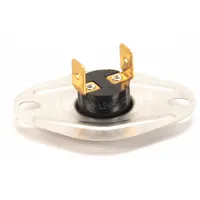 High limit switch for Delfield refrigerators and freezers. Interrupts power when internal temperature exceeds a set threshold to protect equipment from overheating. Used in commercial refrigeration systems