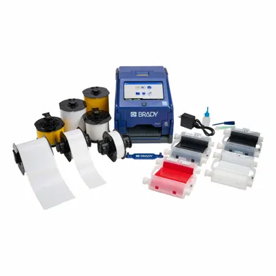 BRADY Desktop Printer: No Wireless Connectivity, 300 dpi Printhead Resolution - Portable Label Printers
