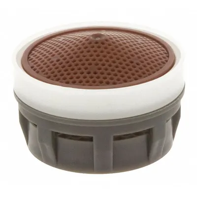 NEOPERL Insert: 1.8 gpm Flow Rate, Aerated Flow Outlet, Plastic, Acetal Finish - Faucet Aerator Inserts