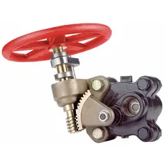 This non-rising stem gate valve is designed for boiler blow-off applications in high-pressure steam and water systems. Constructed with a carbon steel body and stainless steel wedge, it features FNPT x FNPT connections and a wheel handle. Rated for 750 psi CWP, the non-rising stem design suits installations with limited vertical space.