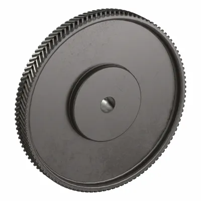 CONTINENTAL Gearbelt Pulley: Plain, 8 mm Pitch, For 32 mm Belt Wd, 112 Teeth - Plain-Bore Timing Pulleys with Hub
