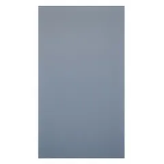 This phenolic partition panel features a resin-impregnated kraft paper core and a matte Folkstone Celesta finish. It measures 58 inches in height, 55 inches in width, and 1/2 inch in thickness. Used for constructing toilet stalls and privacy screens in commercial restrooms.