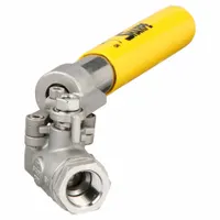 SHARPE Manual Two-Way Ball Valve: 1/2 in, 316 Stainless Steel, Straight Valve Body, FNPT x FNPT (MPN 4351012320)
