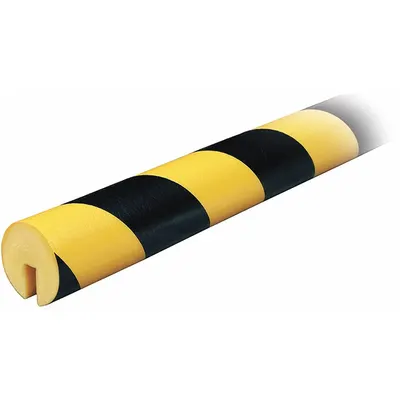 KNUFFI Edge Guard: Polyurethane Foam, Round Shape, 197 in Overall Lg, 0.6 in Overall Thick - Edge Protectors