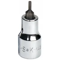 SK PROFESSIONAL TOOLS Socket Bit: 3/8 in Drive Size, Security Hex Tip, 3/32 in Tip Size, SAE (MPN 44206)