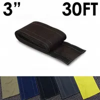 Cable protector: 3 in Overall Wd, 30 ft Lg, Nylon, Black (MPN CC-SC-3-30-BK)