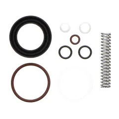 Repair kit containing O-rings, packings, seals, and springs for servicing Binks paint spray guns. Includes springs. Compatible with manufacturer model numbers 6277-3522-5 and 6277-3525-7. Used to restore gun performance and prevent leaks in industrial finishing operations.