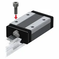 THK Linear Guide Carriage: For 23 mm Rail Wd, Ball, SR Radial Rail Guide, 26 mm Carriage Ht (MPN SR25W1SSC1)