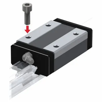 THK Linear Guide Carriage: For 23 mm Rail Wd, Ball, SR Radial Rail Guide - THK SR Series Ball Carriages