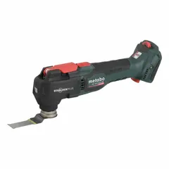 This cordless oscillating tool operates on 18V DC with a brushless motor and LiHD battery system. It features a 1.6° oscillation angle and is supplied as a tool only, compatible with 2.0 Ah and 4.0 Ah batteries. Suitable for cutting, sanding, scraping, and grinding in confined spaces.
