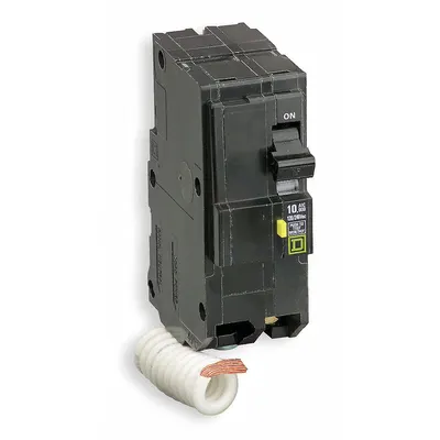 SQUARE D Miniature Circuit Breaker: 40 A, 120/240V AC, Single Phase, 10kA at 120/240V AC - QOB Series, Bolt-On Square D Miniature Circuit Breakers