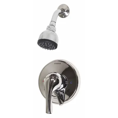 SYMMONS Origins S-9601-XPLR Shower Faucet with Fixed Showerhead, Polished Chrome - Shower Faucets with Fixed Showerheads