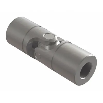 BELDEN Universal Joint: Stainless Steel, 500, Round, 6 mm Bore Dia, 50.8 mm Overall Lg - Corrosion Resistant Universal Joints for Round Shafts