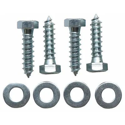 WIRECRAFTERS Wood Hardware Connection Pack: Hardware Pack, Unfinished, Steel, Silver - Wall Connectors for WireCrafters Wire Partitions
