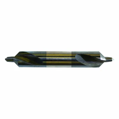 KEO Center Drill: Plain Type, #4, 90°, 2 1/8 in Overall Lg - Plain-Tip Center Drills