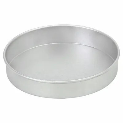 CHICAGO METALLIC Round Cake Pan: Round Cake Pan Pan, Aluminized Steel, Uncoated - Cake Pans