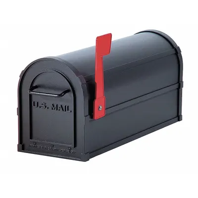 SALSBURY INDUSTRIES Mailbox: 1 Doors, Horizontal, 9 1/2 in H x 7 1/2 in W x 20 1/2 in D, Post Mounting - Single-Unit Mailboxes