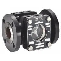 ARCHON INDUSTRIES, INC. Single Wall Sight Flow Indicator: Rotor, Steel, 1 in Flange, Flange, PTFE (MPN AKF-FR010AA05A)