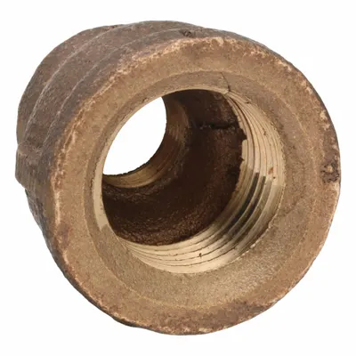OEM Brass Threaded Pipe Fitting, 3/8 in x 1/8 in, Class 125, 200 psi - Threaded Low-Pressure Pipe Fittings for Potable Water