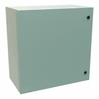 HAMMOND Electrical Enclosure: Steel, 24 in x 24 in x 12 in, NEMA 12/3R/4, Solid Cover, Hinged (MPN EN4SD242412GY)