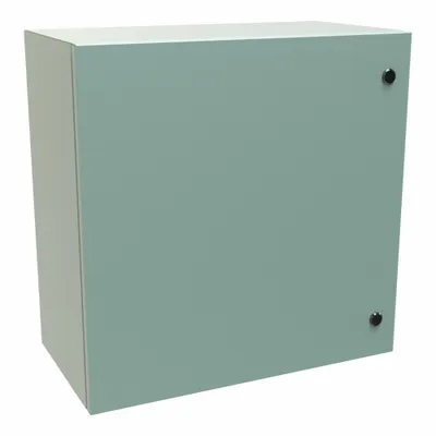 HAMMOND Electrical Enclosure: Steel, 24 in x 24 in x 12 in, NEMA 12/3R/4, Solid Cover - Steel Washdown Enclosures