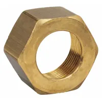 Standard sleeve brass compression nut for 5/16 in OD tubing, sold in a 10-pack. Used with matching compression bodies and sleeves to form leak-tight joints in fluid systems